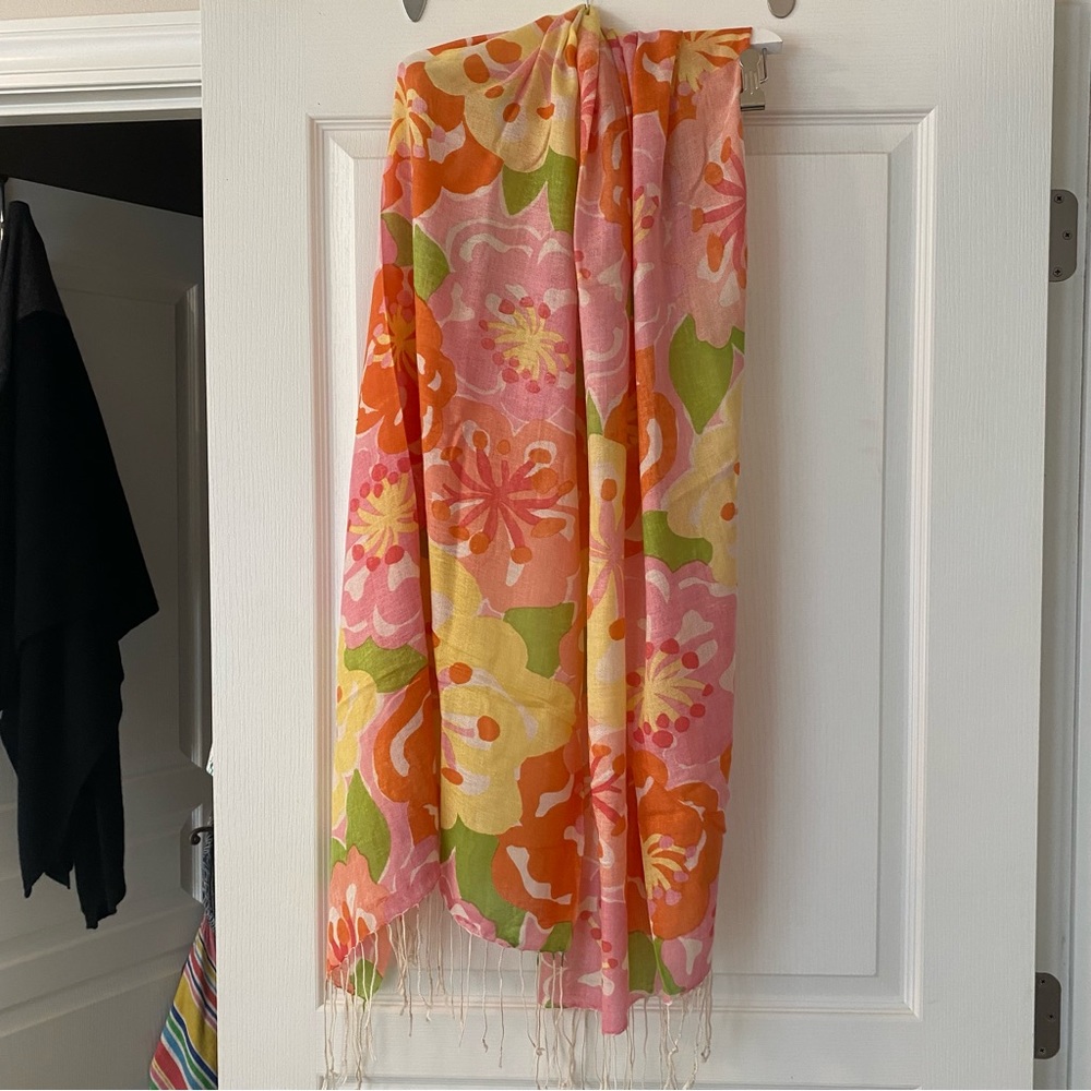 Lilly Pulitzer silk cashmere Murfee Scarf